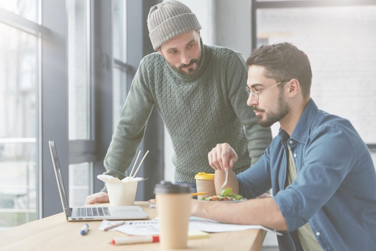 Detailansicht eines Finanzmodells am Bildschirm